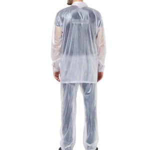 New Design PE <b>Plastic</b> Waterproof Rain Coat Disposable Raincoat for Adult Breathable and Customize Outdoor Rain Jacket - Product Image 3