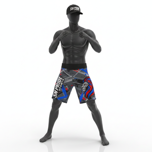 Pantalones Cortos de MMA/Karate Totalmente Personalizados, Ligeros, con Panel Elástico en la Entrepierna, de Secado Rápido, Transpirables, Unisex para Adultos - Product Image 1