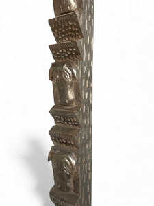 Panel de Pared de Madera Tribal Naga de la India, Tallado a Mano, Decoración Arquitectónica, Estilo Rústico Antiguo, para Interiores de Hotel, Combinable, 1 Contenedor - Product Image 6