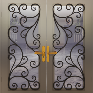 Exquisitas Puertas de Hierro Forjado: Puertas Artísticas de Acero de Prestigio Diseñadas a Medida para Realzar Diseños de Casas de Primera Calidad. - Product Image 1