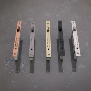 Serrure à mortaise en acier inoxydable de qualité supérieure 60x85, ensemble de sécurité extérieur robuste, finition bronze antique pour portes d'entrée en bois - Product Image 5