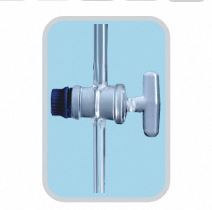 <b>PTFE</b> Glass Buret Clamp Two-Way Connector Laboratory Stopcock Assembly for Lab Supplies - Product Image 2