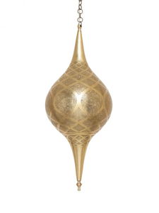 White Moroccan Pendant <b>Lantern</b> Frosted Glass Hanging Fixture Elegant Mediterranean Splendor - Product Image 4
