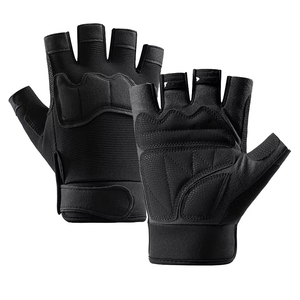 Gym Fitness Gloves Half Finger Lightweight Breathable Nylon Weightlifting Plyometric <b>Exercises</b> Impact-Resistant High Quality - Product Image 2