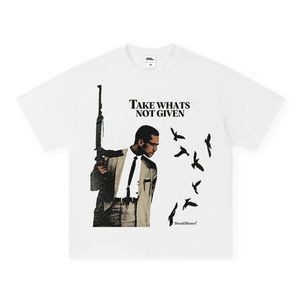 Nueva Camiseta de Manga Corta para Hombre, Modelo 2026, con Estampado Divertido y Bonito, 300g, 100% Algodón, Cuello Redondo, Estilo Retro Urbano - Product Image 1