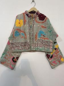 Assorted Lot Of Suzani Kantha Handmade <b>Jacket</b> Reversible Boho <b>Hippie</b> Style Quilted <b>Jacket</b> For Women - Product Image 3