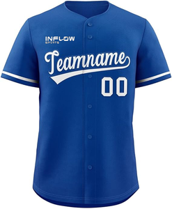 Uniforme de béisbol rojo con botones completos y conjunto combinado de secado rápido, transpirable y reciclable, uniforme de béisbol unisex. - Product Image 3