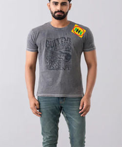 เสื้อยืดโอเวอร์ไซส์ พลัสไซส์ สไตล์ลำลอง ระบายอากาศได้ดี เป็นมิตรกับสิ่งแวดล้อม พิมพ์ลายโลโก้ทั้งตัว ผ้าฝ้าย 100% เสื้อยืดผู้ชายสั่งทำได้ สตรีทแวร์ไล่เฉดสี - Product Image 1