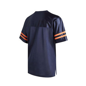 เสื้อฟุตบอลอเมริกันแขนสั้นแบบระบายอากาศสั่งทำขายส่งพร้อมปักโลโก้ตามแบบที่ต้องการสำหรับผู้ใหญ่ - Product Image 2