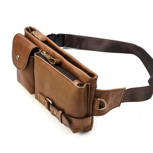 Multifunctional Daily Use Wholesale price sustainable Leather Waist Bag Cool Crossbody Backpack Waterproof Leather Waist Bag - Product Image 2