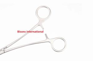 Pinzas Curvas Manuales de Grado Médico BISONS para Cirugía, Instrumento Quirúrgico de Acero Inoxidable con Certificación CE - Product Image 3