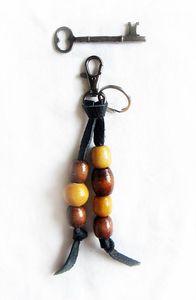 Best Seller Green Beaded Keychain Bracelet Wrist Strap <b>Key</b> Holder Fresh Color <b>Car</b> Keyring Fashion Bag Charm Accessory - Product Image 2