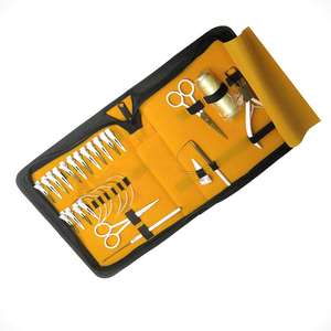 Pince à micro-anneaux en acier inoxydable pour extensions de cheveux avec aiguille de traction et logo personnalisé pour usage commercial - Product Image 3