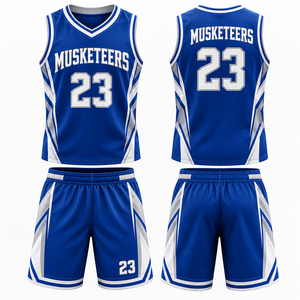 Uniforme de Baloncesto Personalizado de Alta Calidad, Sublimado, Hecho de Poliéster, para Jóvenes - Product Image 3