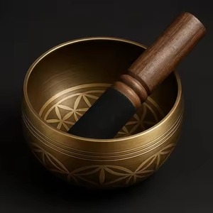 Cuenco de metal premium para meditación, terapia de sonido, yoga, sanación, relajación y decoración espiritual. - Product Image 3