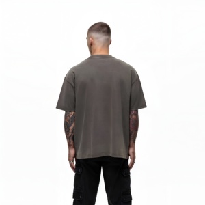 Stylish Oversized Cotton <b>TShirt</b> Casual Streetwear Summer Breathable Soft Fabric Men Women Unisex Apparel Top Premium Quality Fit - Product Image 3