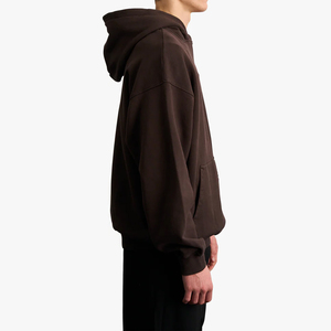 เสื้อฮู้ดดี้สั่งทำพิเศษ 500 GSM 600 GSM ทรงหลวม ไหล่ตก สำหรับผู้ชาย ผ้าฝ้าย 100% คุณภาพสูง หนานุ่ม - Product Image 1