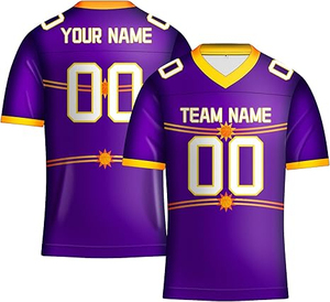 New Season American Football Jersey <b>Short</b> Front Custom Team Anti-Bacterial Breathable Cheap China Wholesale Price Good Quality - Product Image 1