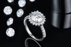 Best Quality Modern Moissanite Diamond <b>Ring</b> Cushion Cut 18K <b>Gold</b> Plated <b>Ring</b> for Engagement Wedding and Gifts for Sale - Product Image 3