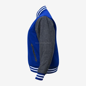 แจ็คเก็ตขนสัตว์สำหรับทุกเพศขนาดใหญ่พิเศษผ้าถ่านสีเทาสไตล์สตรีทดีไซน์โดดเด่นออกแบบโลโก้ได้ตามต้องการ - Product Image 4