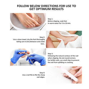 ที่ตัดเล็บมืออาชีพ คีมตัดเล็บขบ ขนาด 5 นิ้ว 13 ซม. ใบมีดคู่ สปริงลวด สแตนเลส สำหรับดูแลเล็บเท้า - Product Image 6