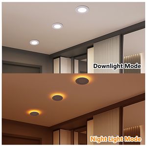 Lot de 6 spots LED encastrables blancs de 4 pouces, dimmables, 5 températures de couleur (2700K-5000K), 800LM, haute luminosité, 9W, 120V, ultra-minces, sans boîtier, certifiés ETL - Product Image 2