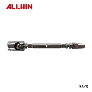 Wood Mounted Adjustable SwageLess Cable Fitting With Hex Tensioner - Product Image 4