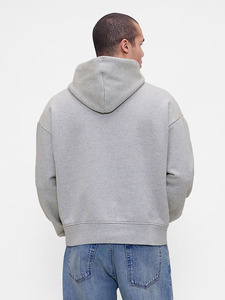 Sudadera con Capucha Oversize de Algodón y Poliéster para Hombre, Gruesa, Lavada al Ácido, Casual, Tallas Grandes, Estilo Urbano - Product Image 2