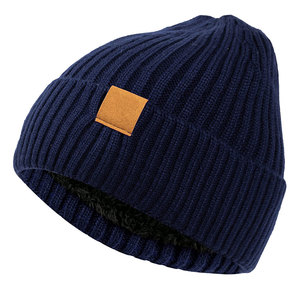 Sublimation Print Beanie <b>Hat</b> with Custom Logo Unisex <b>Warm</b> Acrylic Knit Cap for Outdoor Activities Winter Fashion - Product Image 2