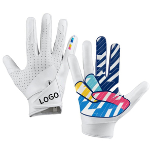 Guantes de Fútbol Americano Suaves y Cómodos con Sublimación de Calidad Superior a Precio de Fábrica para Crear Tu Propia Idea - Product Image 4