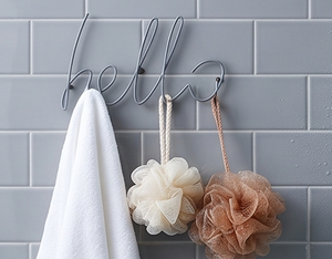 Premium Hello Design Metal Wall <b>Hooks</b> Polished Finished With Elegant Style Perfect For Stylish Home Storage And Organization - Product Image 5
