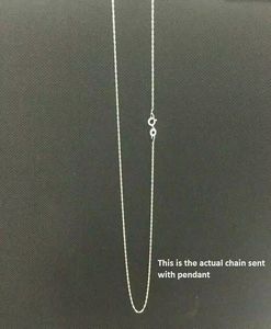 Blue Black and White Moissanite Pendant Rectangular <b>Charm</b> Link Chain Necklace for Women - Product Image 4