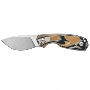 Couteaux de chasse à lame fixe avec lame large à pointe tombante, manche camouflage et poignée ergonomique pour le désossage en extérieur - Product Image 1