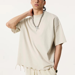 Camiseta Oversize de Algodón 100% Ecológico con Estética Minimalista, Hombro Caído, Lisa, Unisex, Casual, Estilo Urbano, Suave y Transpirable - Product Image 6