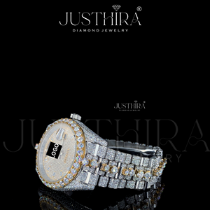 Reloj de Diamantes de Lujo Premium Totalmente Cubierto de Diamantes – Edición Premium Shine Royal Iced Diamond – Pieza de Lujo de Alta Gama - Product Image 3