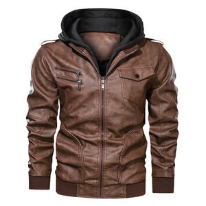 Chaquetas de Cuero para Hombre 2026 en Venta al Mejor Precio, Transpirables, Impermeables, Tallas Grandes, con Logotipo Único, Venta al Por Mayor - Product Image 5