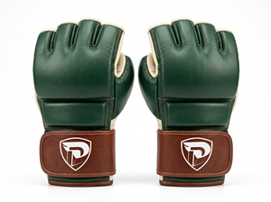 Guantes de MMA Dumela International EVO, de Cuero Vacuno Verde, Duraderos, para Todas las Estaciones, con Protección - Product Image 1