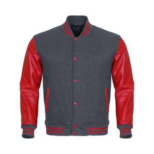 Chaqueta Varsity Clásica a la Moda, de Alta Calidad, Resistente al Viento, para Hombre, Servicio OEM, MOQ Bajo, Hecho a Medida - Product Image 4