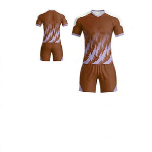Uniforme de Fútbol al Por Mayor, Transpirable, Ligero, 100% Poliéster, Personalizable con Nombre del Equipo en la Parte Delantera, Secado Rápido - Product Image 3