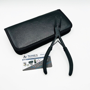 Pinzas para Extensiones de Cabello con Estuche, Herramienta Metálica para Instalación y Remoción de Cintas Adhesivas, Uso en Salón - Product Image 6
