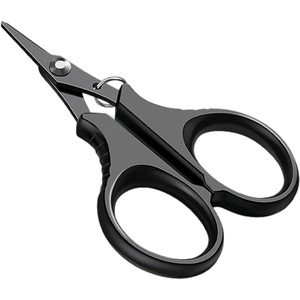 Fishing Line Scissors with Serrated Teeth Fishing Scissor Plier Cut <b>Braid</b> Line Cutter Tool <b>Accessories</b> <b>Braid</b> Cut Fish - Product Image 1