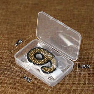 Gold Bead Happy Birthday Cake <b>Candles</b> Unscented Paraffin Wax for Kids Birthday Party Festival Supplies - Product Image 2