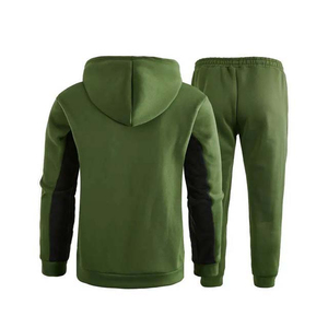 Conjunto Deportivo de Sudadera y Pantalones, Tejido Transpirable, Ajuste Flexible, Ropa de Entrenamiento para Gimnasio, Sudadera para Hombre OEM - Product Image 3