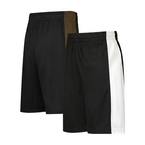 Shorts de bain pour homme 100% polyester tissé, séchage rapide, taille mi-haute élastique, style sportif, avec design coloré - Product Image 5
