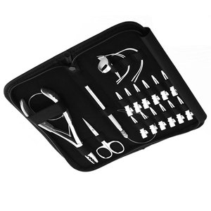 Professional Hair Extension Plier Kit Micro Ring <b>Beads</b> Loop <b>Needle</b> Pulling Hook Tool Hair Extension Installation Removal Kit - Product Image 3