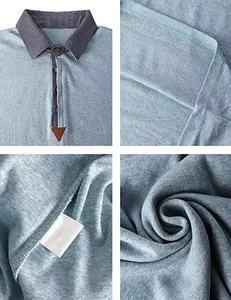 New Fashion High Quality 100% Cotton Short Sleeve Turn <b>Down</b> Collar Men's Golf for Shirt Pakistan Made in Plain Design - Product Image 6