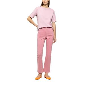 เสื้อยืดผ้าฝ้าย100% สำหรับผู้หญิงพิมพ์โลโก้แบบกำหนดเองสไตล์ใหม่สำหรับสวมใส่สบายๆในฤดูร้อน - Product Image 2