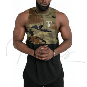 Camiseta sin Mangas con Estampado de Camuflaje de Diseño Personalizado para Hombre, Ropa Deportiva Transpirable, Camiseta Táctica Elástica sin Mangas - Product Image 6