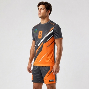 Uniformes de Voleibol de la Mejor Calidad, Conjunto de Uniforme de Voleibol de Manga Corta Hecho de Poliéster con Diseño de Sublimación, Servicio OEM - Product Image 4