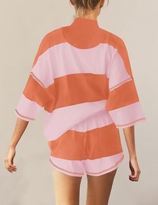 Autumn Casual 2 Piece Fitness Outfit Printed O Neck T-<b>Shirt</b> Skirts Shorts Set Cropped Above Knee <b>Y2K</b> Women Clothing - Product Image 2
